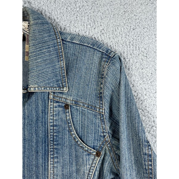Bill Blass Jeanswear Women's Denim Jacket Size PS Vintage Jean - Picture 5 of 11